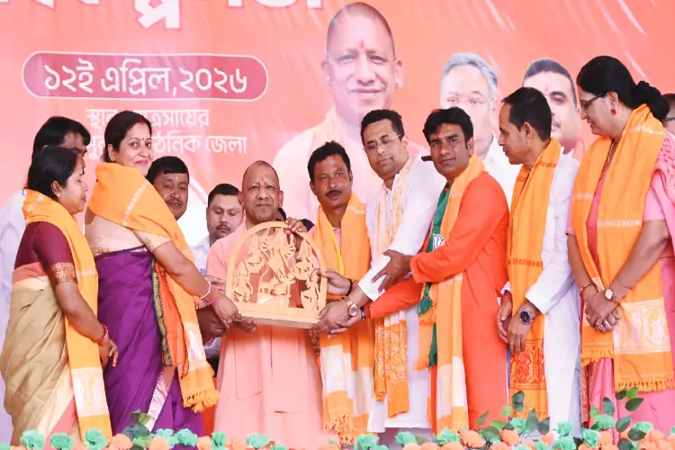 UP peaceful under double-engine govt: Yogi Adityanath targets TMC over Bengal's governance