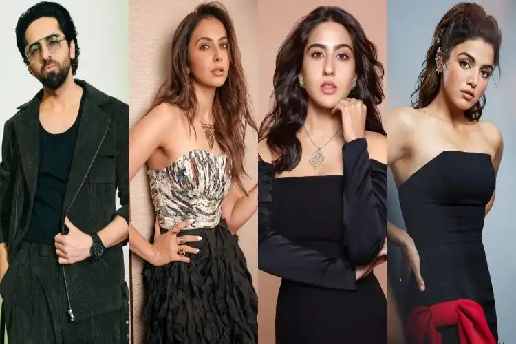 'Pati Patni Aur Woh Do' poster: Sara Ali Khan, Wamiqa Gabbi, Rakul Preet Singh join Ayushmann Khurrana in chaotic comedy