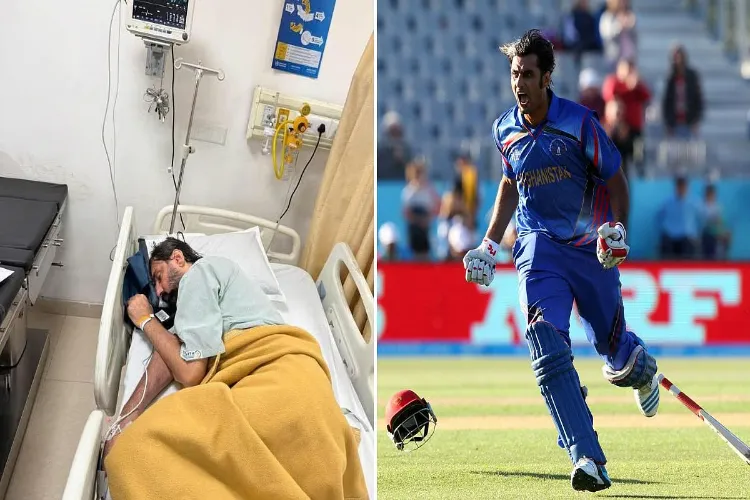 Afghan cricketer Shapoor Zadran in critical condition in the ICU.