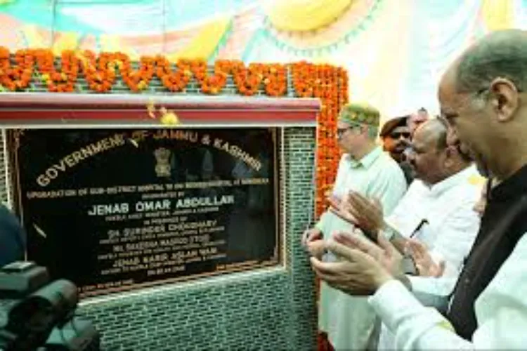 Jammu and Kashmir: CM Omar Abdullah inaugurated development projects in Nowshera,