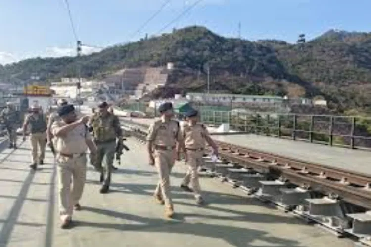 Security Review in Reasi, Including the Chenab Bridge