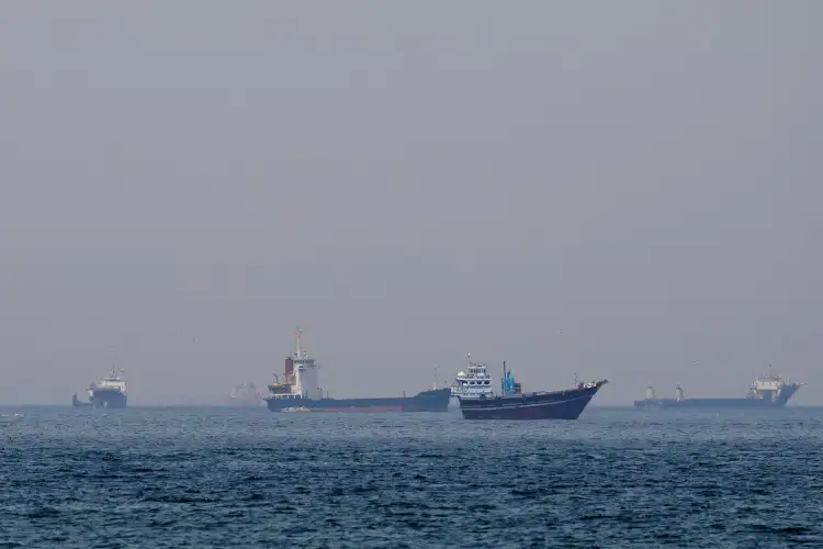 Iran releases footage of IRGC seizing cargo ships in Strait of Hormuz