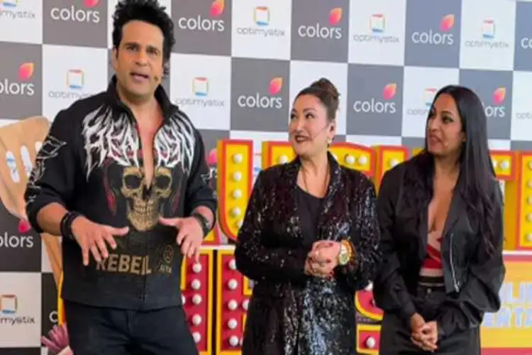 Krushna Abhishek hugs 