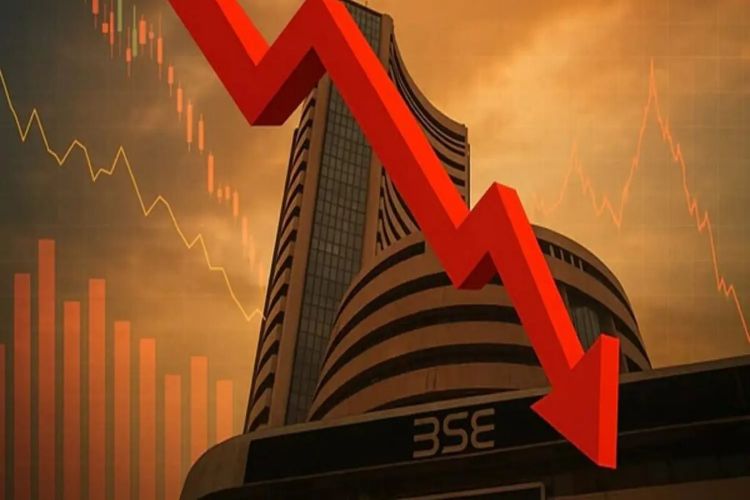 Domestic stock market slows down due to rise in crude oil prices, Sensex slips 417 points