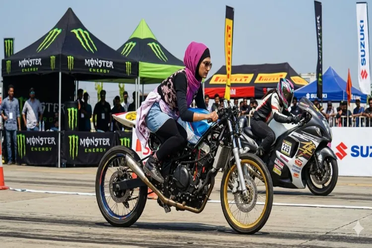 Speed ​​of dreams: Bhopal's Sara Hayat Khan makes a name for herself in drag racing