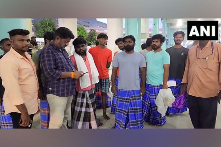 15 Tamil Nadu fishermen released from Sri Lanka reach Chennai