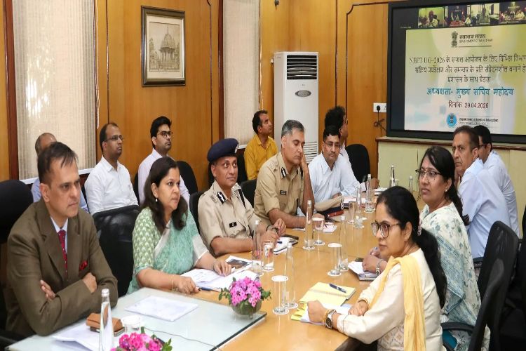 Rajasthan has 611 centres for the NEET exam, and preparations are in full swing.