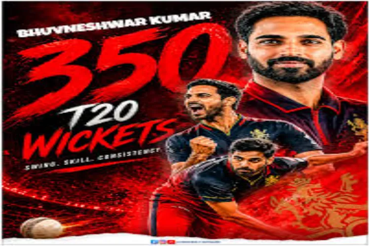 Bhuvneshwar Kumar Creates History: Completes 350 Wickets in T20s