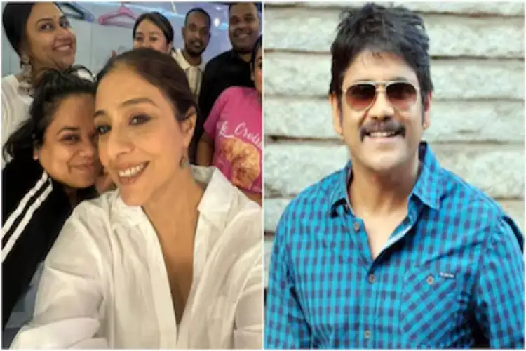 Tabu wraps first schedule of 'King100' with Nagarjuna, shares pics