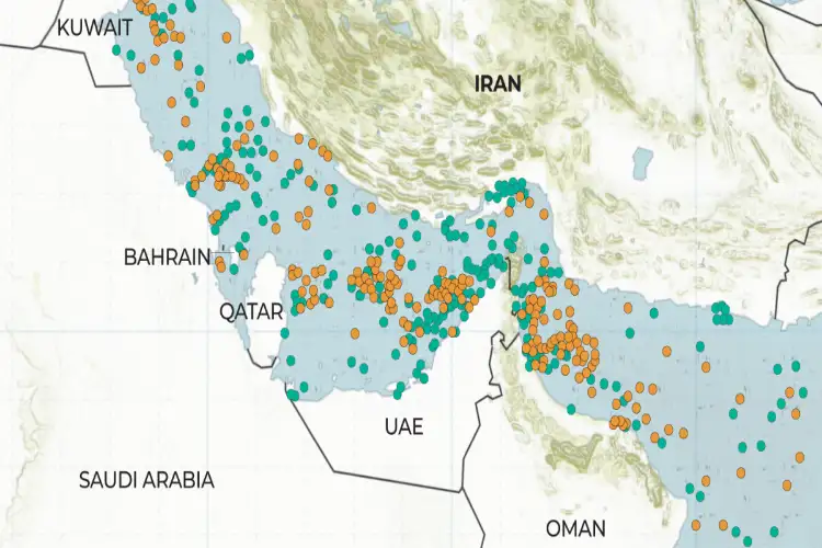 Strait of Hormuz traffic drops by over 90%, fewer than 10 ships daily amid West Asia tensions