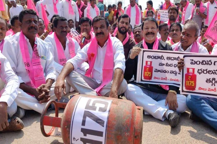 BRS attacks LPG price hike, demands immediate rollback