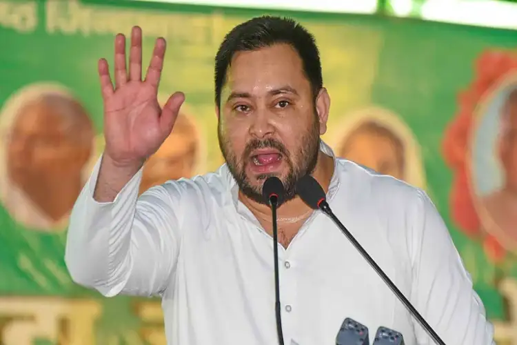 Tejashwi Yadav slams NDA govt after Vikramshila Setu collapse in Bhagalpur