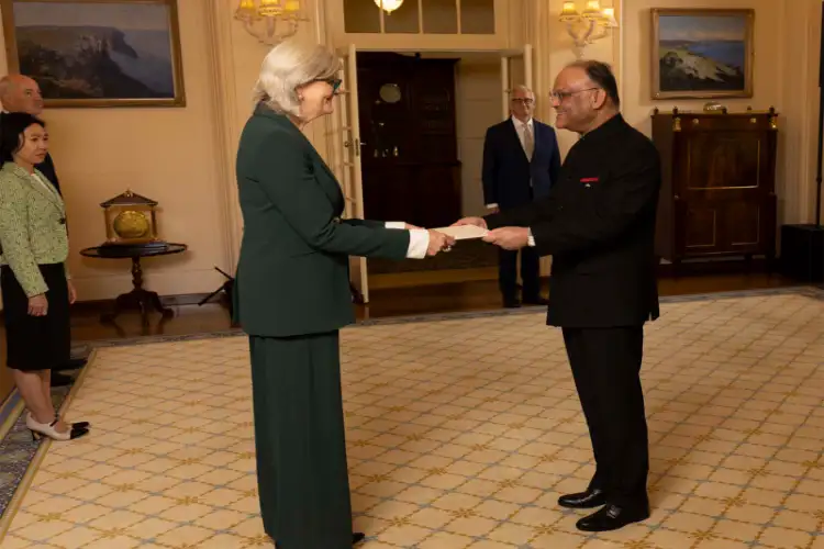 Nagesh Singh presents credentials to Governor General of Australia, assumes charge as High Commissioner