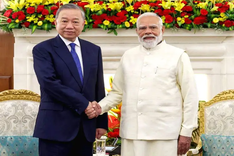 PM Modi, Vietnamese President To Lam hold bilateral talks at Hyderabad House