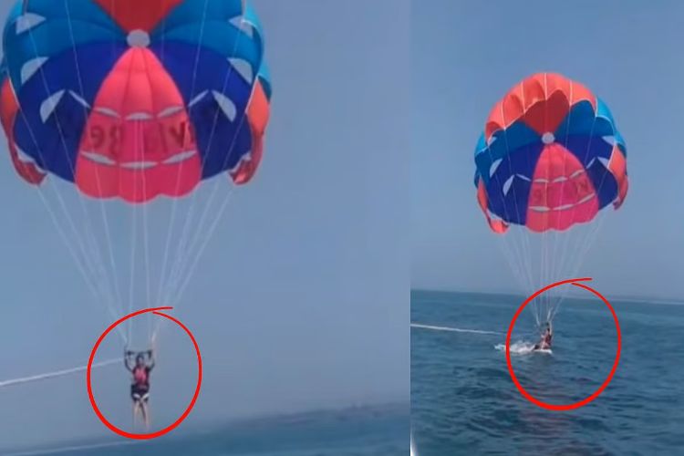 Viral video of parasailing accident not from Goa: Official