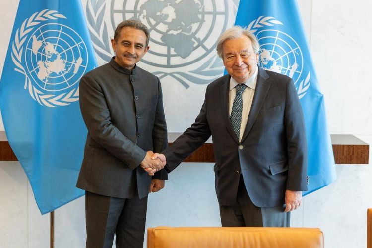 Kirti Vardhan Singh met UN Secretary General Antonio Guterres