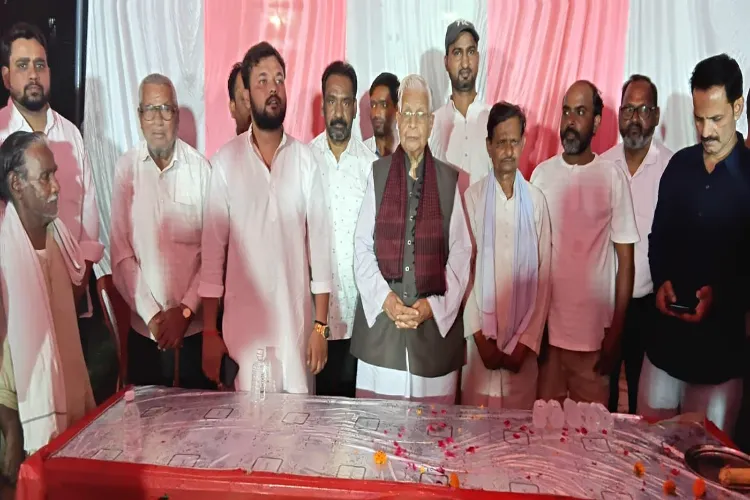 Grand Welcome for Dr. Ammar Rizvi Following BJP's Victory in Three States; Development Works Also Discussed