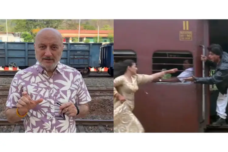 Anupam Kher revisits iconic DDLJ railway track, urges govt to turn it into tourist spot
