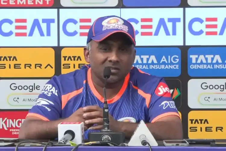 MI head coach Mahela speaks on Raj bowling final over after loss to RCB