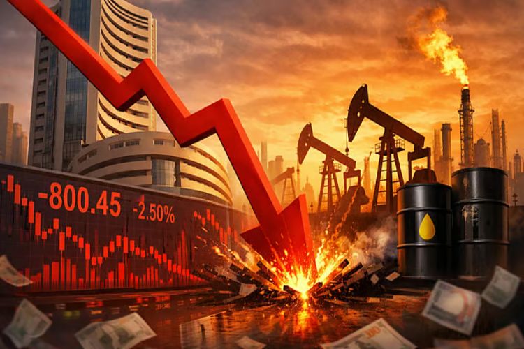 Domestic stock markets fell in early trade amid rising crude oil prices.