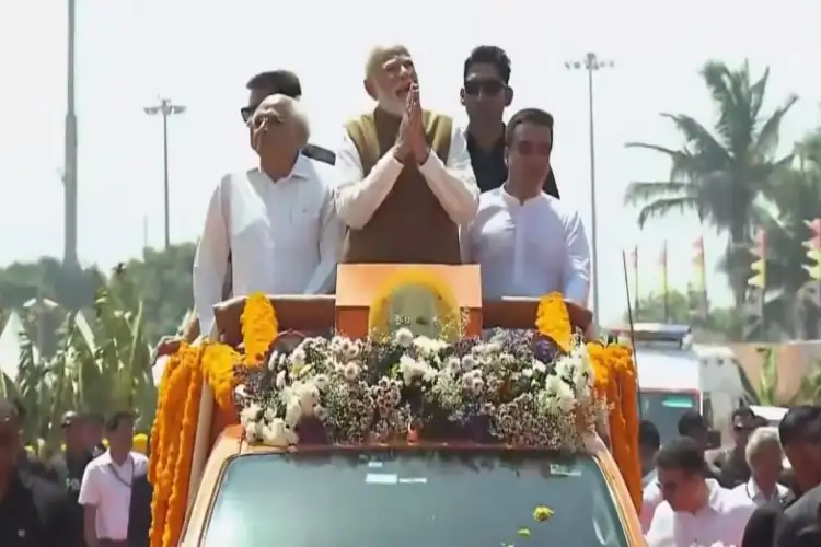 PM Modi participates in Vishesh Maha Puja at Somnath Amrit Mahotsav, witness Surya Kiran air show