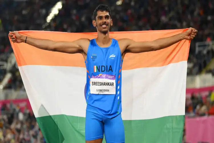 Indian Athletics Series: Asian Games silver medalist Murali Sreeshankar secures gold in long jump