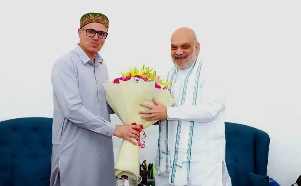 Omar Abdullah meets Amit Shah, discusses statehood for the Union Territory