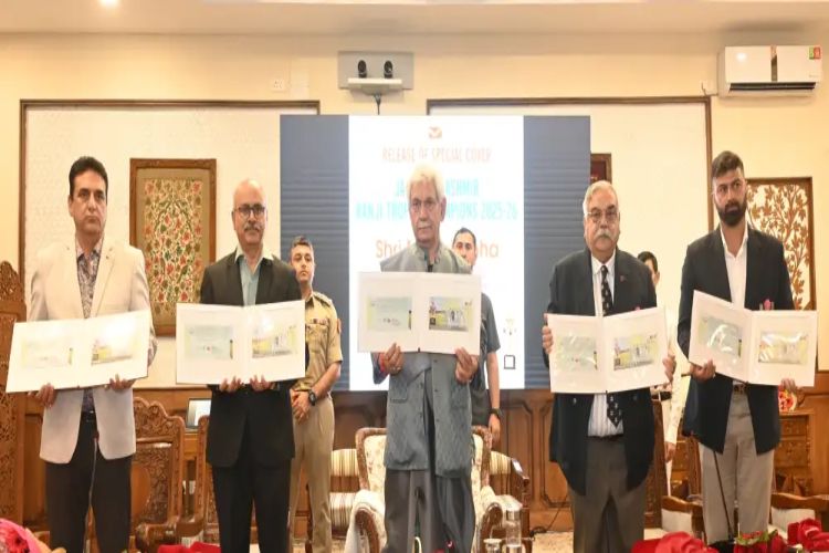 Special postal cover released on Jammu and Kashmir's Ranji Trophy win