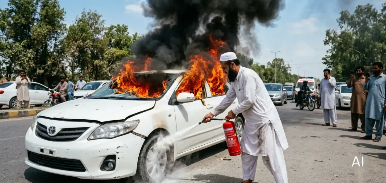 Bahraich: Three Madrasa Maulanas Pull a Life from a Burning Car