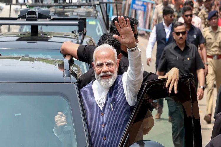 PM Modi cuts down the number of vehicles in his convoy as a measure of austerity