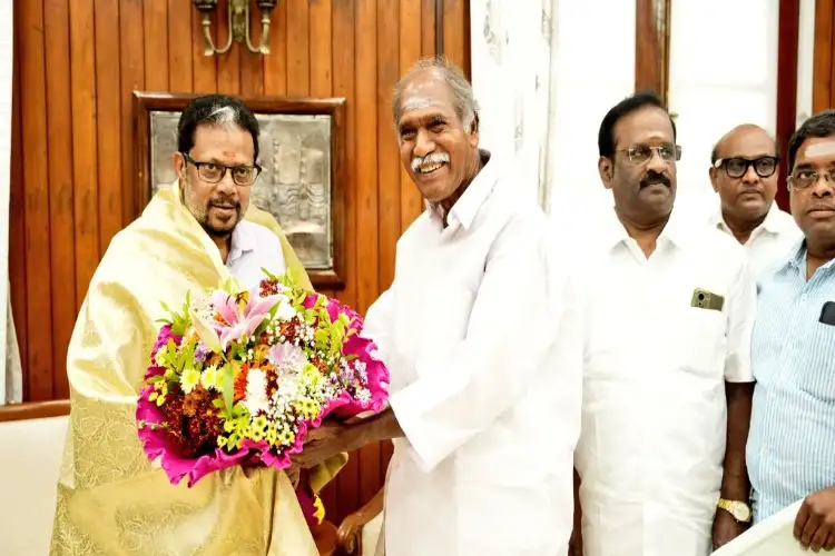 N Rangasamy sworn in as Puducherry CM
