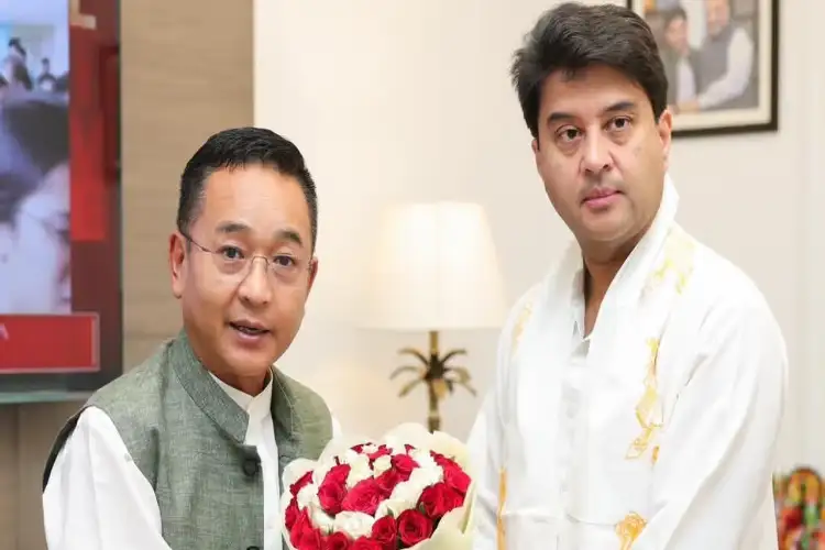 Union minister Jyotiraditya Scindia embarks on three-day visit to Sikkim