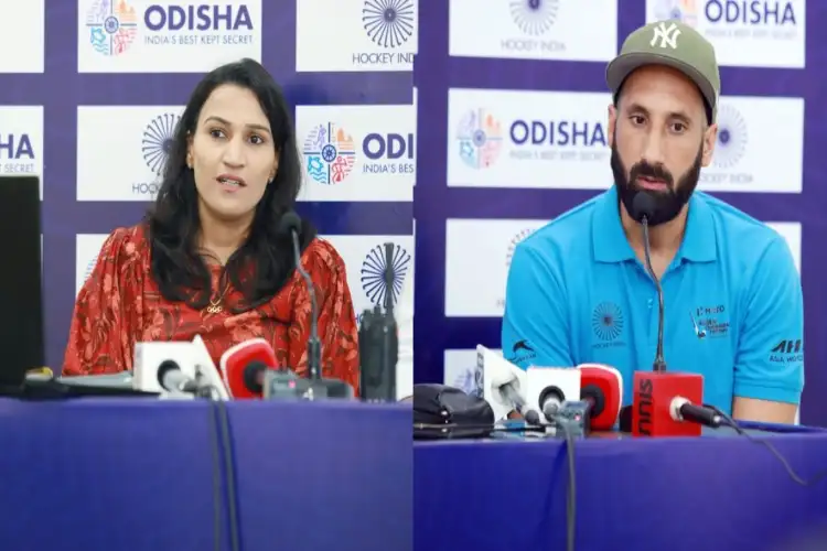 Sardar Singh and Rani laud Hockey India's vision
