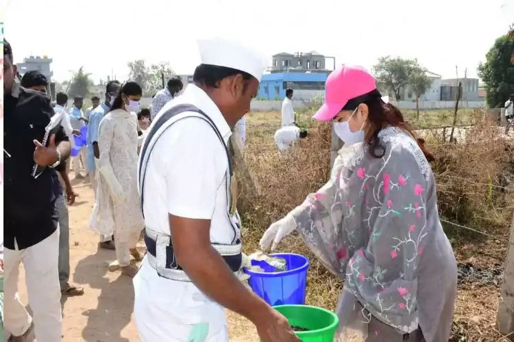 'Swarna Andhra Swachh Andhra' programme held in Visakhapatnam to raise awareness on single-use plastic