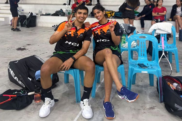 Senthilkumar and Joshna win mixed doubles title at National Squash Championships
