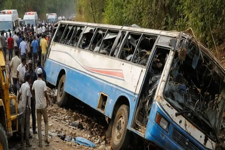 Chhattisgarh: One woman killed, 22 injured in private bus accident in Basta