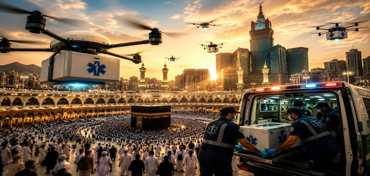 Hajj 2026: Medicines to Arrive in Minutes; Drones to Act as Saviors from the Sky.