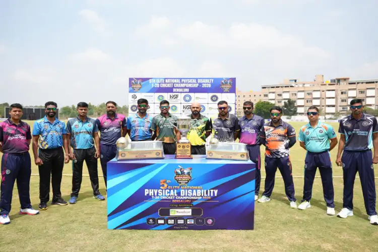 5th National Physical Disability Elite Cricket tournament starts in Bengaluru