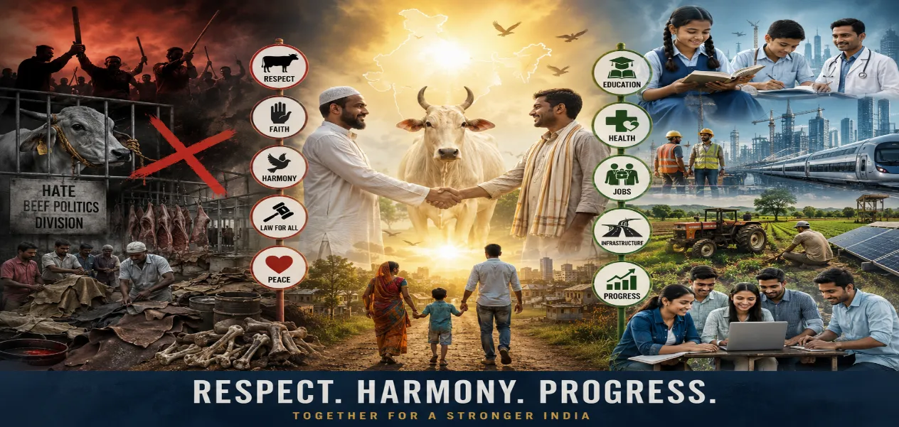 Eating beef is not an act of religious merit for Muslims.
