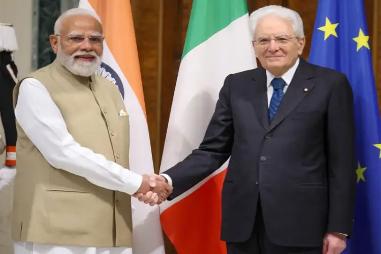 PM Modi meets Italian President, discusses ways to boost bilateral ties