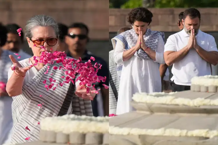 Sonia, Rahul, Priyanka Gandhi and Kharge pay tribute to Rajiv Gandhi on his death anniversary