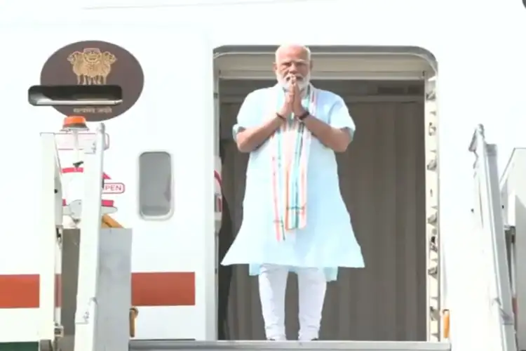 PM Modi arrives in Delhi after concluding five-nation tour