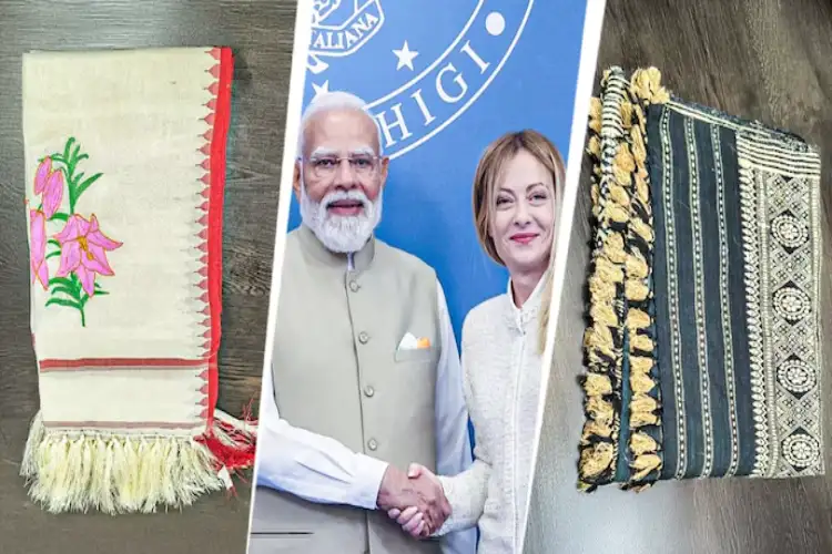 Traditional textiles, classical music feature in PM Modi's gifts to Italian PM Meloni