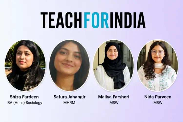 Four AMU Students Selected for Teach For India