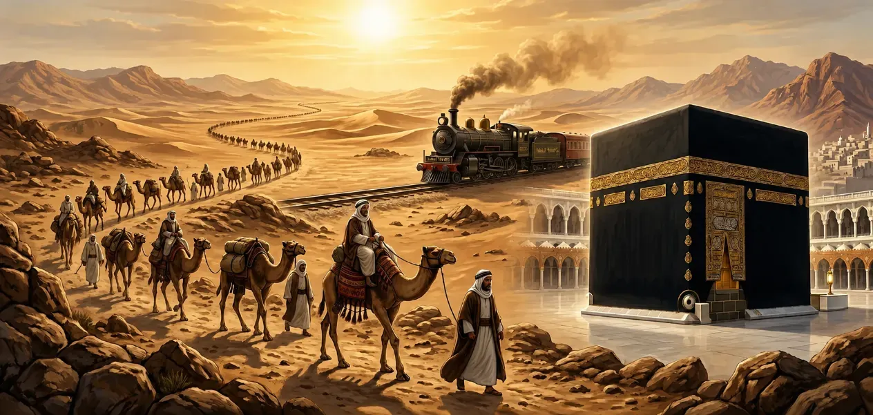 The Journey of Hajj: From Camel Caravans to Airplanes