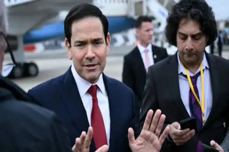 Kolkata: US State Secy Marco Rubio alongwith wife, arrives at Nirmala Shishu Bhavan