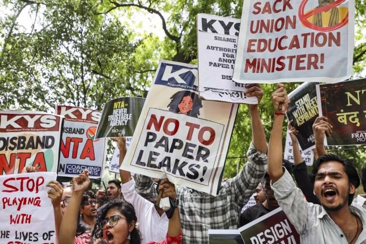 After the NEET paper leak illegal coaching institutes in Latur.