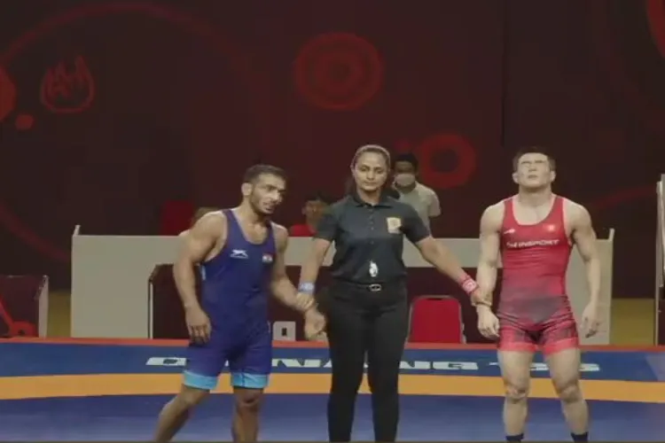 Sagar and Suraj Reach Finals in Asian Wrestling