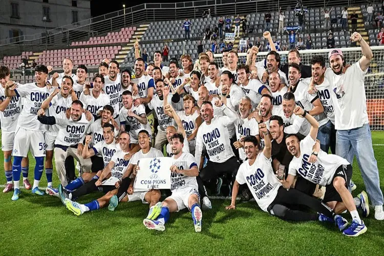 Como Makes History: Club Reaches Champions League for the First Time