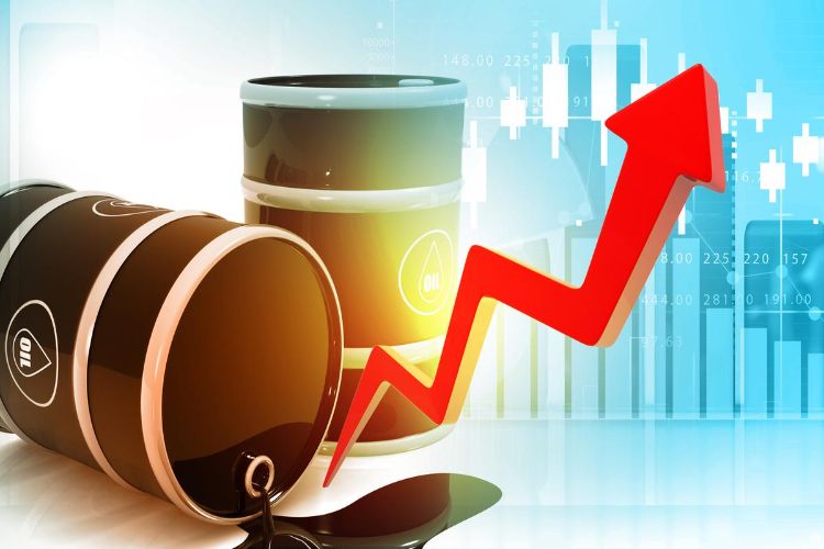 Stock market rises due to fall in crude oil prices